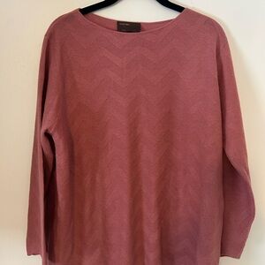 Kerisma Textured Pink Knit Top
